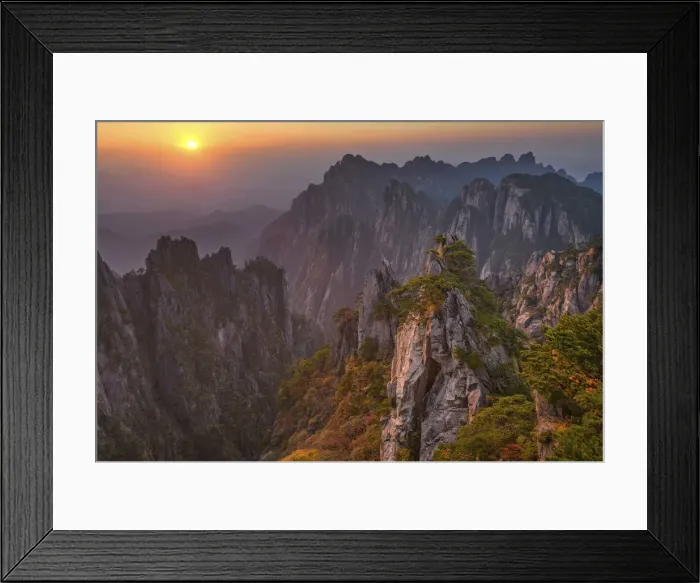 Framed Print : Asia, China, Anhui Province, Mount Huangshan, UNESCO, Yellow Mountain Framed Print : Asia, China, Anhui Province, Mount Huangshan, UNESCO, Yellow Mountain