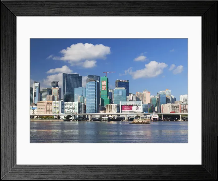 Framed Print : Skyscrapers of Kwun Tong, Kowloon, Hong Kong Framed Print : Skyscrapers of Kwun Tong, Kowloon, Hong Kong