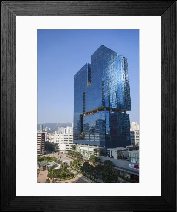 Framed Print : Exchange Tower, Kowloon Bay, Kowloon, Hong Kong