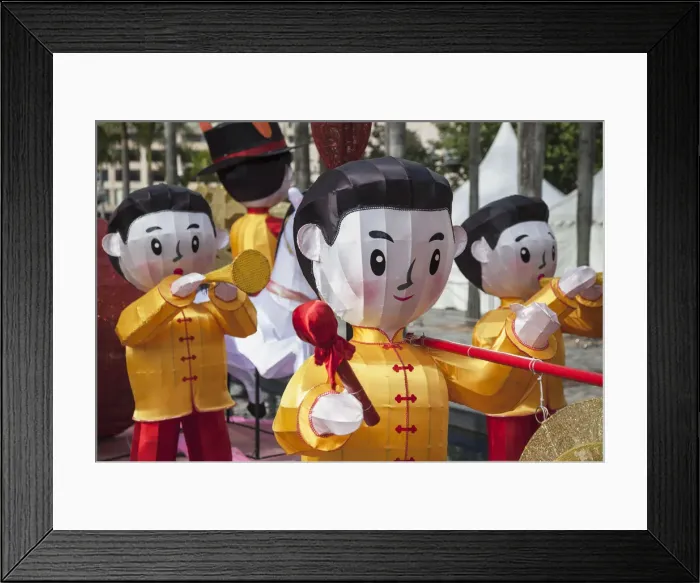 Framed Print : Chinese New Year lantern display, Tsim Sha Tsui, Kowloon, Hong Kong, China Framed Print : Chinese New Year lantern display, Tsim Sha Tsui, Kowloon, Hong Kong, China