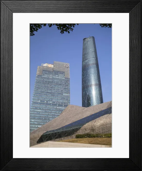 Framed Print : International Finance Centre, International Finance Place and Guangzhou Opera House Framed Print : International Finance Centre, International Finance Place and Guangzhou Opera House
