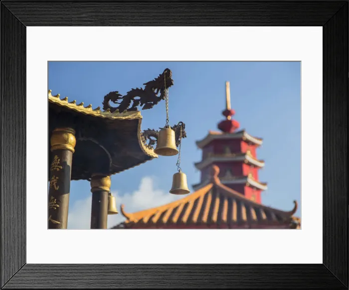 Framed Print : Ten Thousand Buddhas Monastery, Shatin, New Territories, Hong Kong Framed Print : Ten Thousand Buddhas Monastery, Shatin, New Territories, Hong Kong