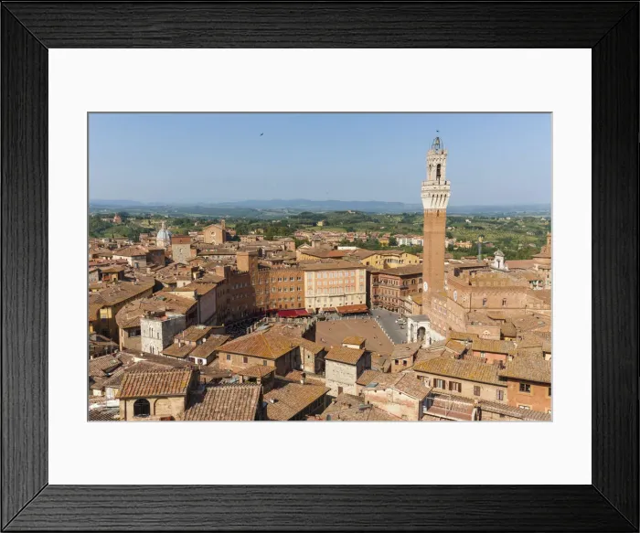 Framed Print : Italy, Tuscany, Siena district. Siena, Piazza del Campo Framed Print : Italy, Tuscany, Siena district. Siena, Piazza del Campo