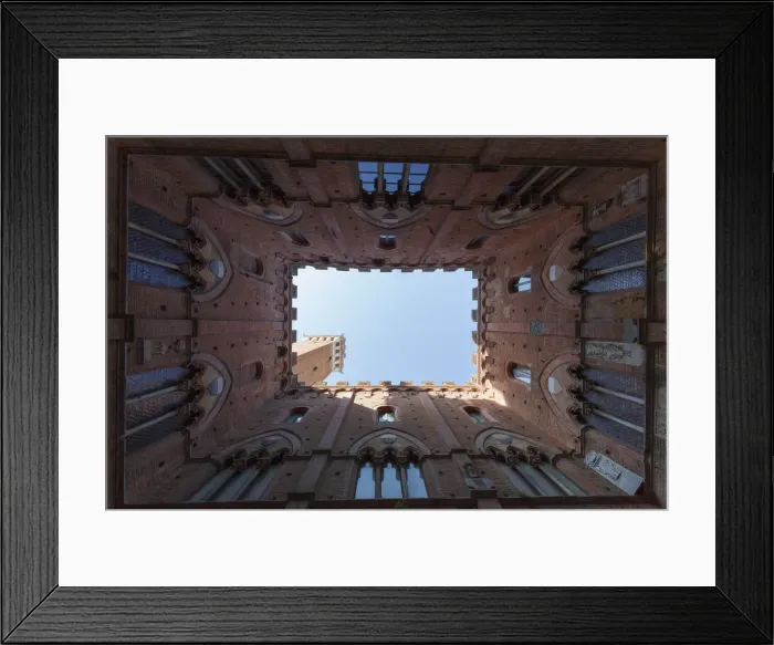 Framed Print : Italy, Tuscany, Siena district, Siena, view from the public building Framed Print : Italy, Tuscany, Siena district, Siena, view from the public building
