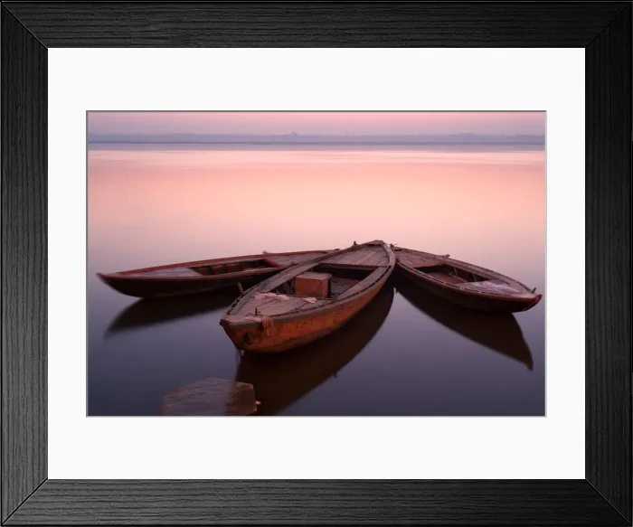 Framed Print : Asia, India, Uttar Pradesh, Varanasi district. Varanasi at sunrise Framed Print : Asia, India, Uttar Pradesh, Varanasi district. Varanasi at sunrise