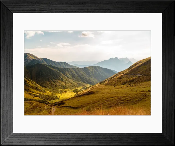 Framed Print : Summer sunset in the Carnic Alps, Udine province, Friuli Venezia-Giulia region, Italy Framed Print : Summer sunset in the Carnic Alps, Udine province, Friuli Venezia-Giulia region, Italy