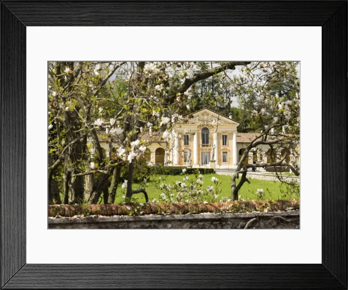 Framed Print : Villa di Maser in spring, Treviso, Veneto, Italy Framed Print : Villa di Maser in spring, Treviso, Veneto, Italy