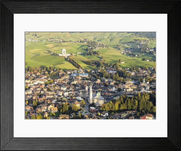 Framed Print : Asiago aerial view. Veneto, Italy, Europe Framed Print : Asiago aerial view. Veneto, Italy, Europe