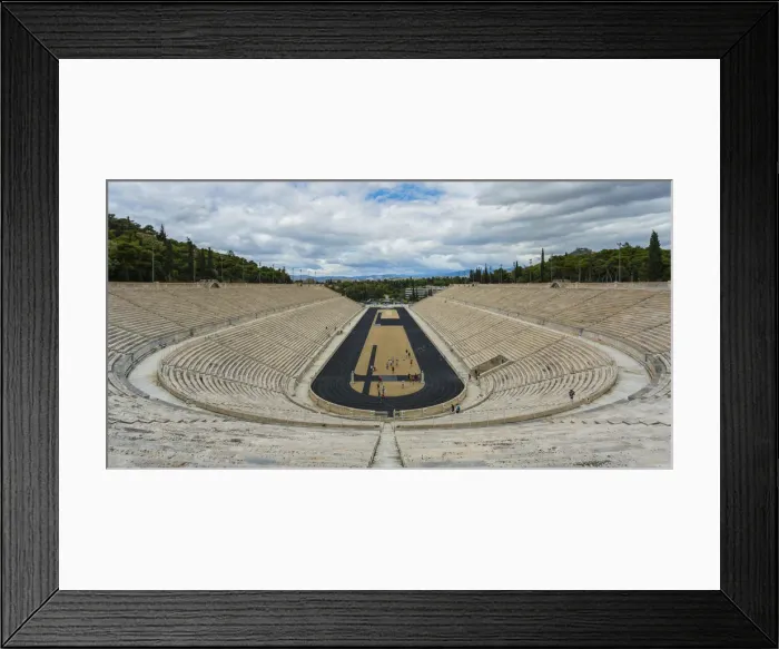 Framed Print : Ancient Greek Olympic Stadium in Athens, Greece