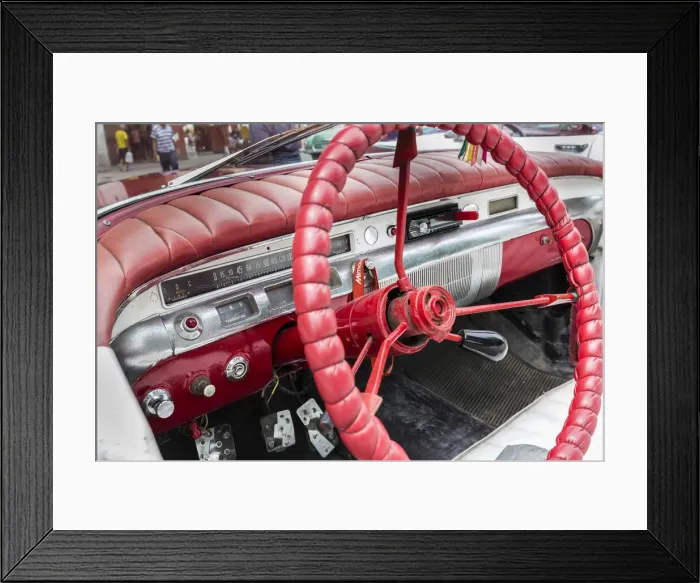 Framed Print : Classic American car in old Havana, Havana Province, Cuba Framed Print : Classic American car in old Havana, Havana Province, Cuba