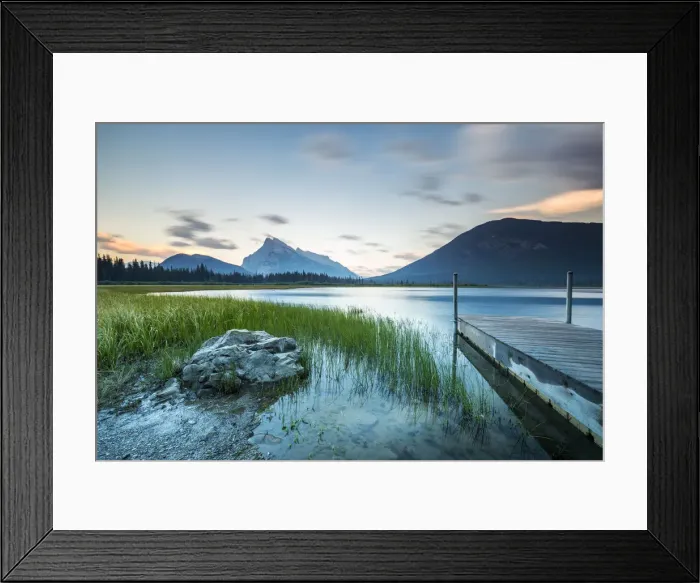 Framed Print : Mt. Rundle at Sunrise, Vermilion Lakes, Banff National Park, Alberta, Canada Framed Print : Mt. Rundle at Sunrise, Vermilion Lakes, Banff National Park, Alberta, Canada