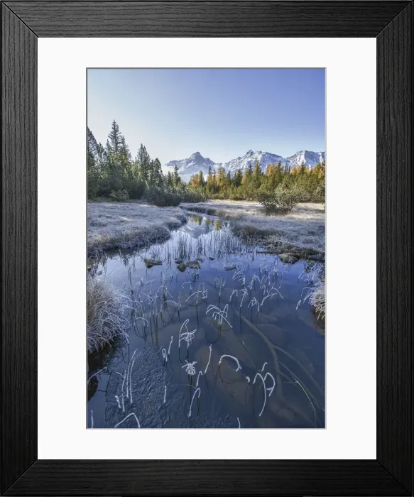 Framed Print : First frost of autumn at Lake Entova. Valmalenco, Valtellina, Lombardy, Italy. Europe Framed Print : First frost of autumn at Lake Entova. Valmalenco, Valtellina, Lombardy, Italy. Europe