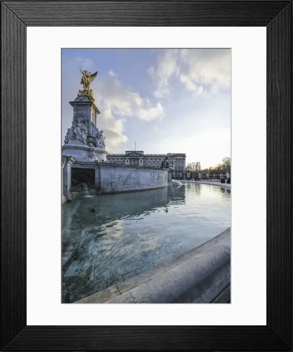Framed Print : Buckingham Palace from Victoria Memorial. London England Framed Print : Buckingham Palace from Victoria Memorial. London England