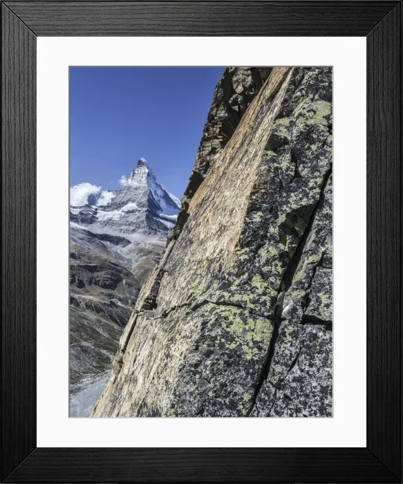 Framed Print : A look at the Matterhorn. Zermatt Canton of Valais Pennine Alps Switzerland Europe Framed Print : A look at the Matterhorn. Zermatt Canton of Valais Pennine Alps Switzerland Europe