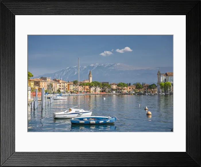 Framed Print : Toscolano Maderno, Lake Garda, Brescia province, Lombardy, Italy