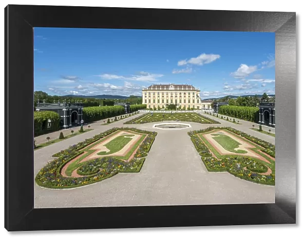 Vienna, Austria, Europe. The Schaonbrunn Palace and the Garden on the Cellar Privy