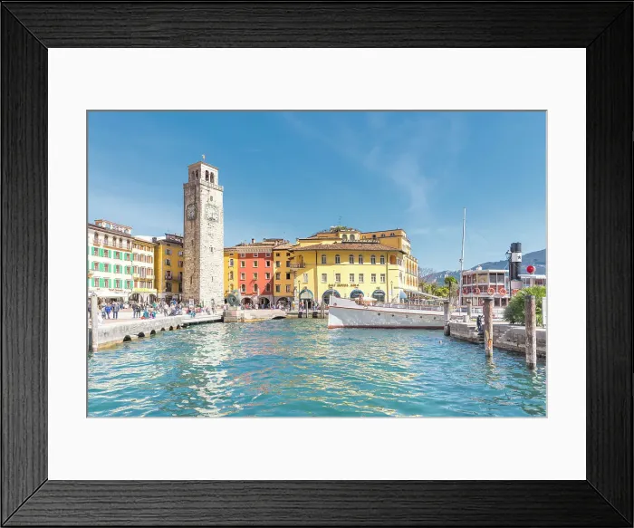 Framed Print : Riva del Garda, Lake Garda, Trento province, Trentino Alto Adige, Italy. The harbor Framed Print : Riva del Garda, Lake Garda, Trento province, Trentino Alto Adige, Italy. The harbor