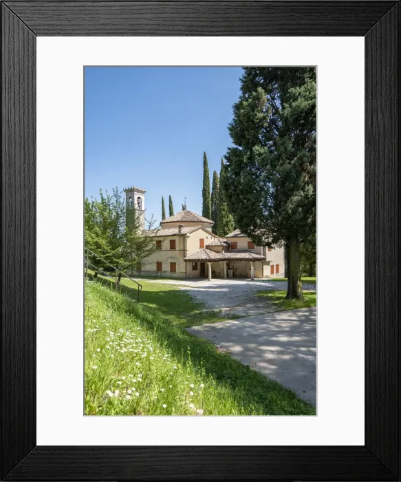 Framed Print : Possagno, Treviso province, Veneto, Italy The church San Rocco Framed Print : Possagno, Treviso province, Veneto, Italy The church San Rocco