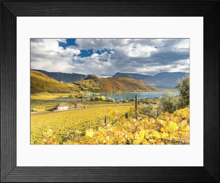 Framed Print : Caldaro / Kaltern, province of Bolzano, South Tyrol, Italy Framed Print : Caldaro / Kaltern, province of Bolzano, South Tyrol, Italy