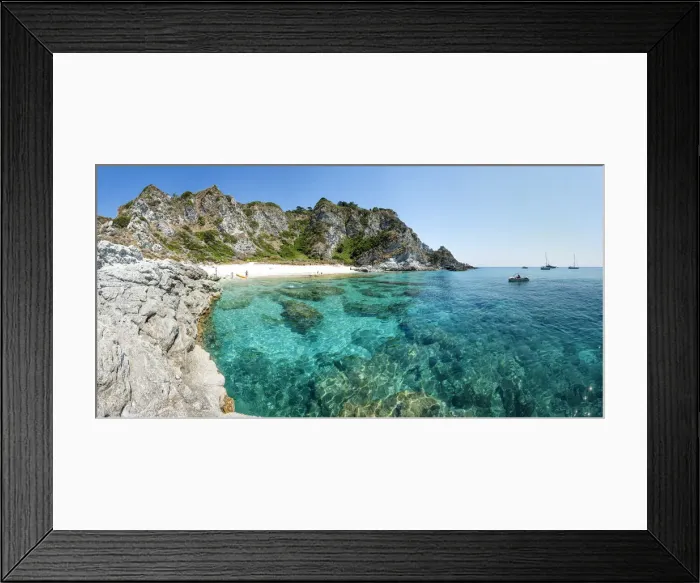 Framed Print : Capo Vaticano, Ricadi, province of Vibo Valentia, Calabria, Italy, Europe