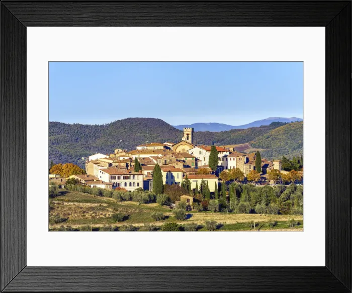 Framed Print : Radda in Chianti, Siena province, Tuscany, Italy