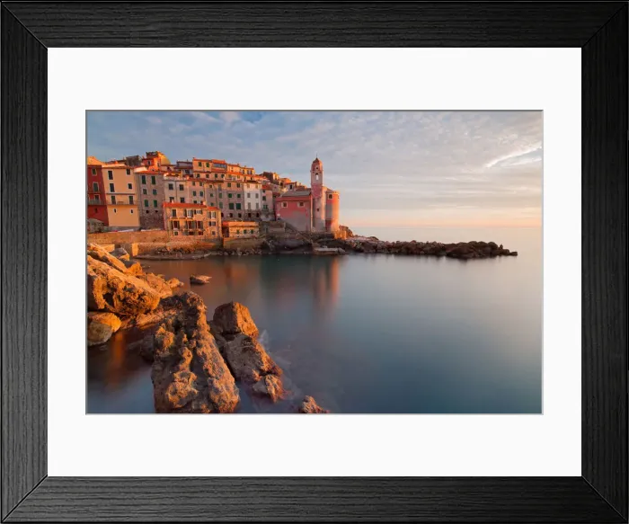 Framed Print : Europe, Italy, Liguria, La Spezia district. Tellaro at sunset Framed Print : Europe, Italy, Liguria, La Spezia district. Tellaro at sunset