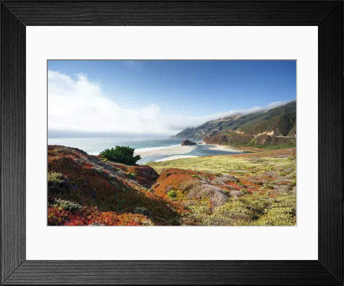 Framed Print : Little Sur River Beach, Carmel, Monterey County, California, USA Framed Print : Little Sur River Beach, Carmel, Monterey County, California, USA