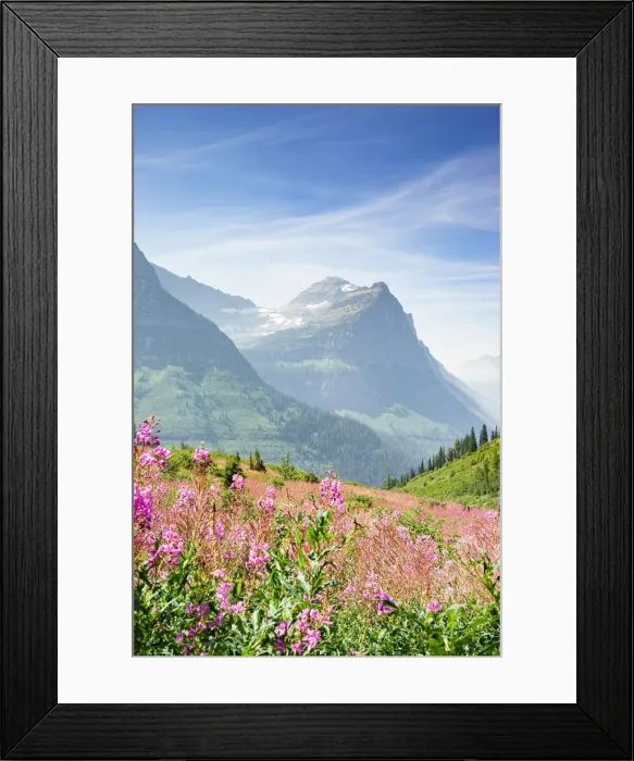 Framed Print : Landscape along Going to the Sun Road, Glacier National Park, Montana, USA Framed Print : Landscape along Going to the Sun Road, Glacier National Park, Montana, USA