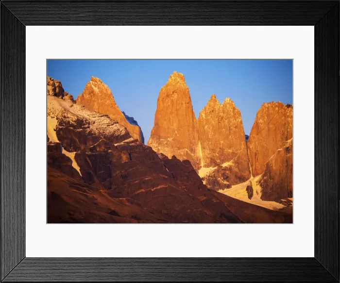 Framed Print : South America, Patagonia, Chile, Torres del Paine, Las Lorres Framed Print : South America, Patagonia, Chile, Torres del Paine, Las Lorres