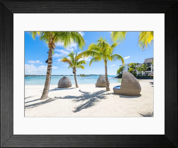 Framed Print : The Shangri-La Le Toussrok hotel, Trou d Eau Douce, Flacq district, Mauritius