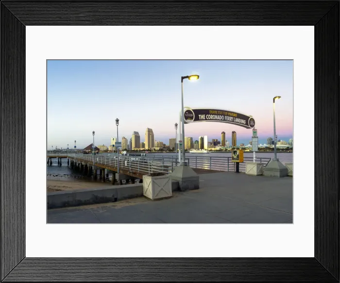 Framed Print : The Coronado Ferry Landing, Coronado Island, San Diego, California, USA Framed Print : The Coronado Ferry Landing, Coronado Island, San Diego, California, USA