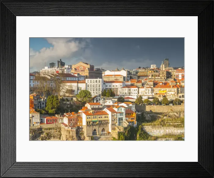 Framed Print : Porto old town. Oporto city, Porto district, Portugal, Europe Framed Print : Porto old town. Oporto city, Porto district, Portugal, Europe
