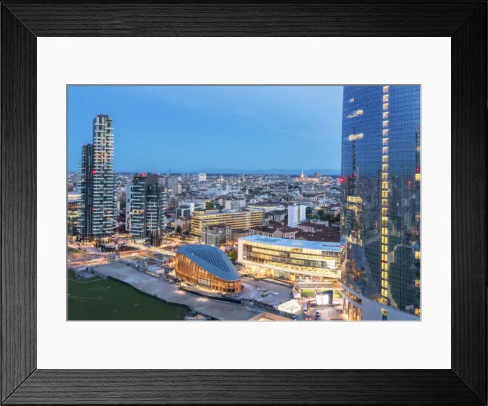 Framed Print : The view from Bosco Vertivale, Milan, Lombardy, Italy, Europe Framed Print : The view from Bosco Vertivale, Milan, Lombardy, Italy, Europe