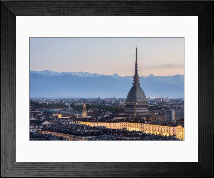 Framed Print : Sunrise at Turin from Monte dei Cappuccini, Turin, Piedmont, Italy, Europe Framed Print : Sunrise at Turin from Monte dei Cappuccini, Turin, Piedmont, Italy, Europe