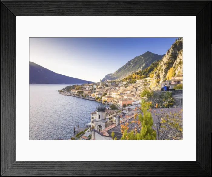 Framed Print : Limone sul Garda, Garda Lake, Brescia province, Lombardy, Italy Framed Print : Limone sul Garda, Garda Lake, Brescia province, Lombardy, Italy