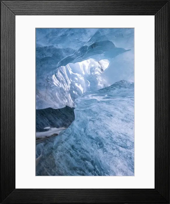 Framed Print : Inside the mouth of Morteratsch glacier, Bernina group, Engadin, Graubunden, Switzerland Framed Print : Inside the mouth of Morteratsch glacier, Bernina group, Engadin, Graubunden, Switzerland