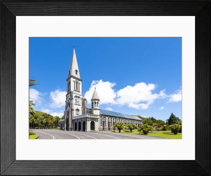 Framed Print : The Ste Therese church. Curepipe, Plaines Wilhems, Mauritius, Africa