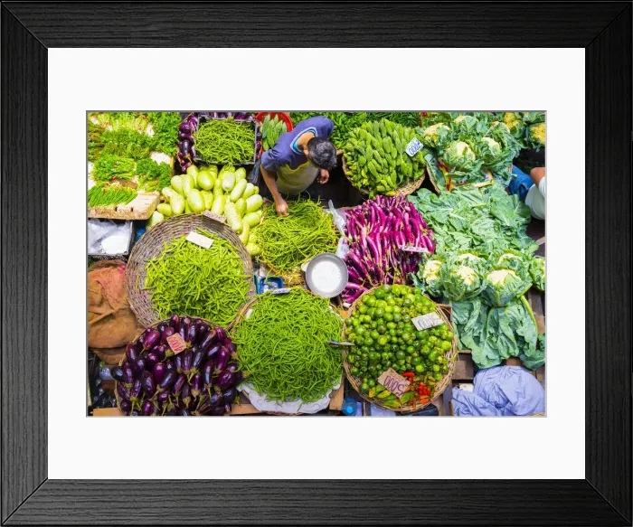 Framed Print : The Central market of Port Louis city. Port Louis district, Mauritius, Africa Framed Print : The Central market of Port Louis city. Port Louis district, Mauritius, Africa