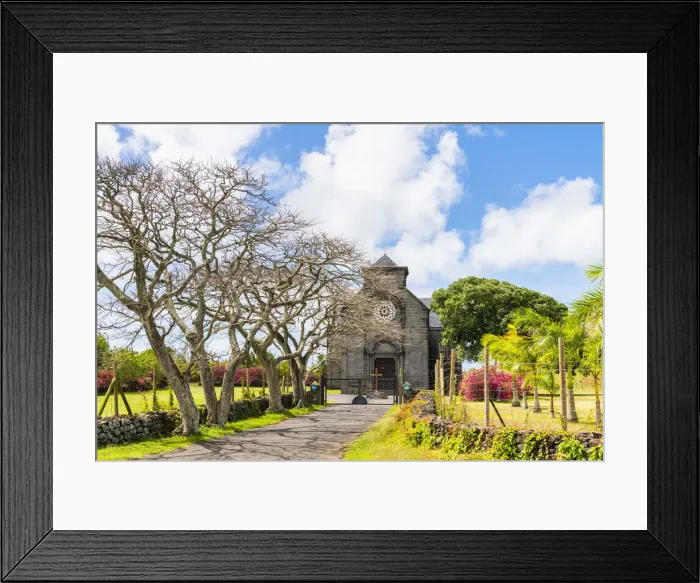 Framed Print : Notre Dame a la Salette church, Pamplemousses district, Mauritius, Africa Framed Print : Notre Dame a la Salette church, Pamplemousses district, Mauritius, Africa