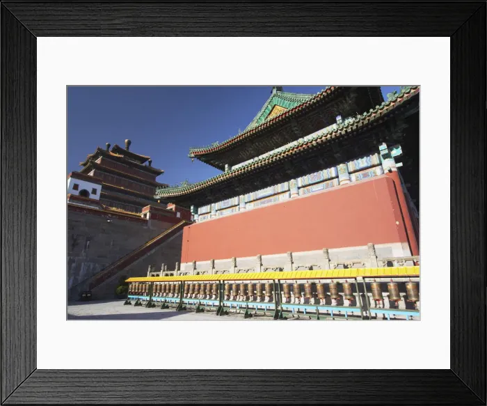 Framed Print : Puning Temple, Chengde, Hebei, China Framed Print : Puning Temple, Chengde, Hebei, China