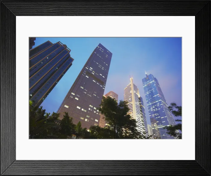 Framed Print : Skyscrapers around CITIC Plaza, Tianhe, Guangzhou, Guangdong Province, China Framed Print : Skyscrapers around CITIC Plaza, Tianhe, Guangzhou, Guangdong Province, China