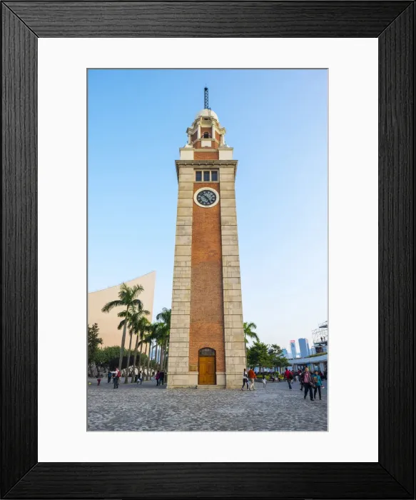 Framed Print : Former Kowloon-Canton Railway Clock Tower, Tsim Sha Tsui, Kowloon, Hong Kong, China Framed Print : Former Kowloon-Canton Railway Clock Tower, Tsim Sha Tsui, Kowloon, Hong Kong, China