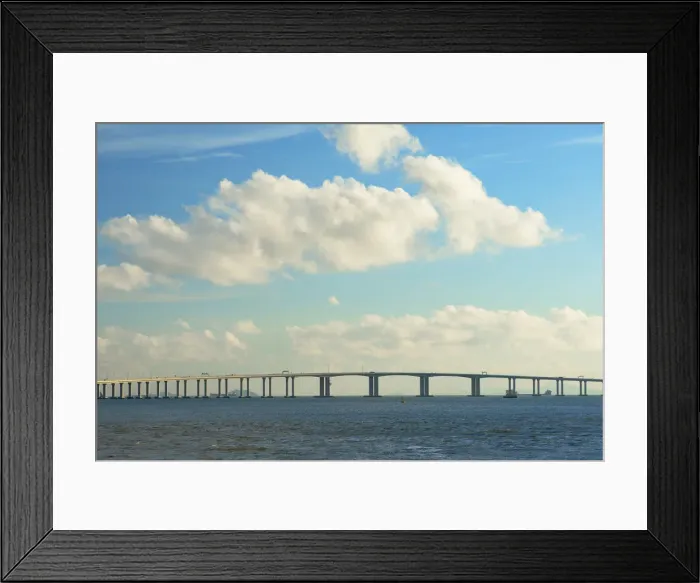 Framed Print : Hong Kong-Zhuhai-Macau Bridge, Lantau Island, Hong Kong