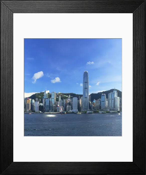Framed Print : Skyline of Hong Kong Island, Hong Kong, China Framed Print : Skyline of Hong Kong Island, Hong Kong, China