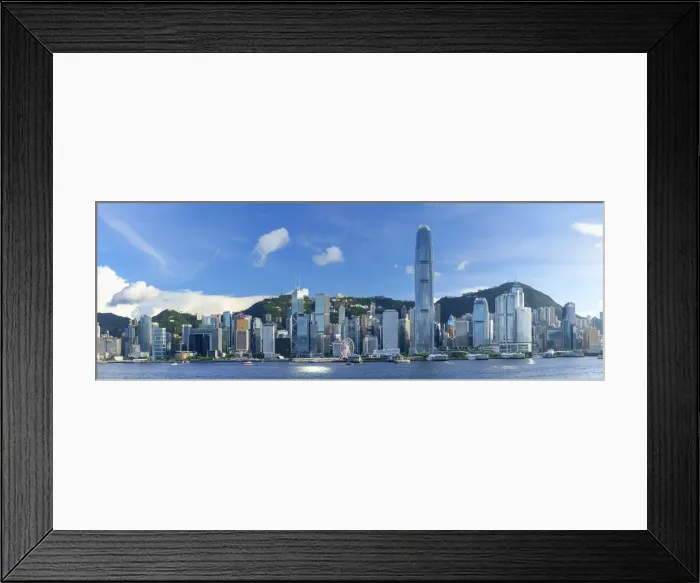Framed Print : Skyline of Hong Kong Island, Hong Kong, China