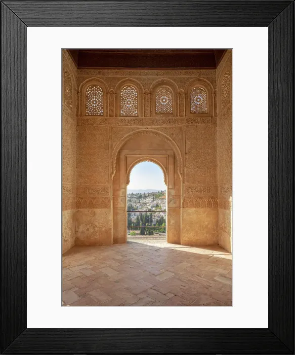 Framed Print : An arched gate in Generalife Palace, Granada, province of Granada, Andalusia, Spain Framed Print : An arched gate in Generalife Palace, Granada, province of Granada, Andalusia, Spain