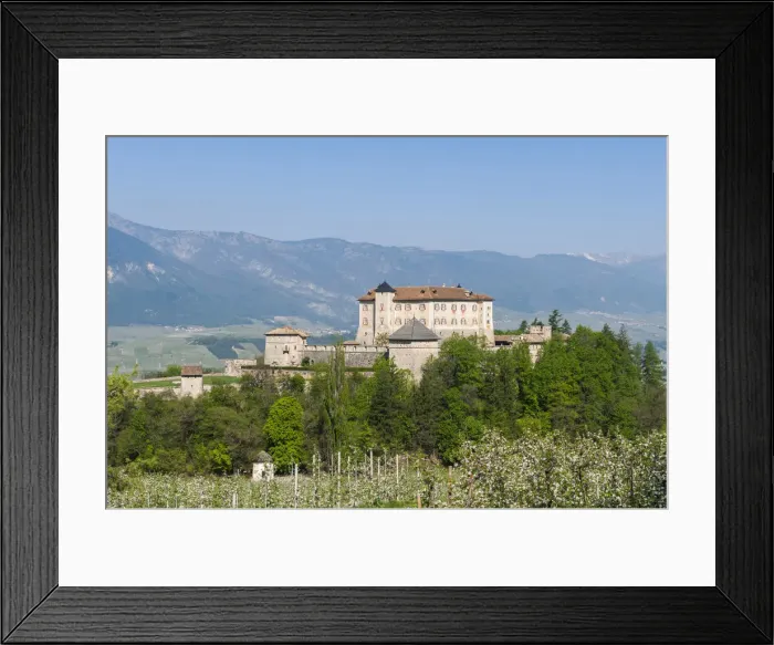 Framed Print : Italy, Trentino, Non Valley, Thun Castle Framed Print : Italy, Trentino, Non Valley, Thun Castle