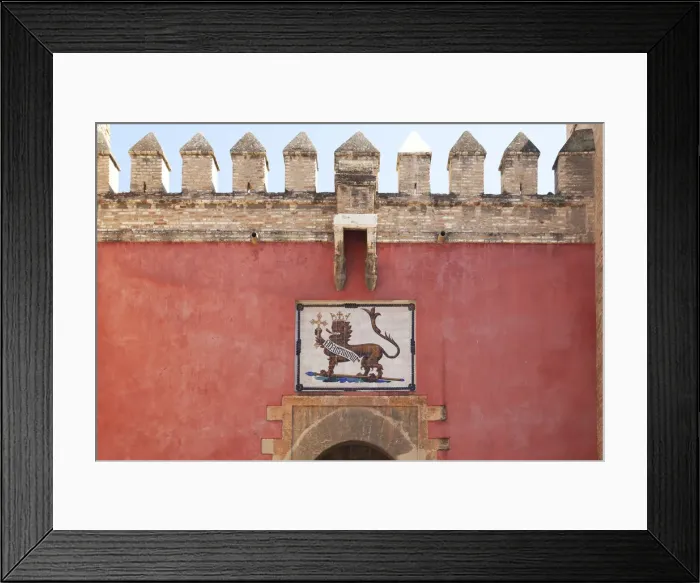 Framed Print : Puerta del Leaon (Gate of the Lion), Royal Alcazars of Seville, Seville, province Framed Print : Puerta del Leaon (Gate of the Lion), Royal Alcazars of Seville, Seville, province