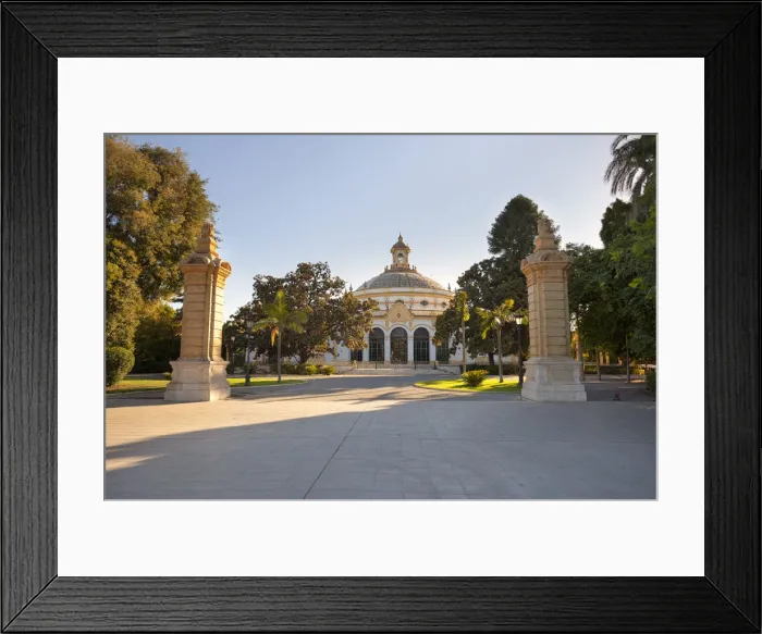 Framed Print : Teatro Lope de Vega (Lope de Vega Theatre), Maria Luisa Park, Seville, province of Framed Print : Teatro Lope de Vega (Lope de Vega Theatre), Maria Luisa Park, Seville, province of