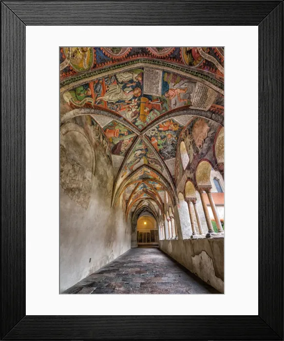 Framed Print : The cloister of the Cathedral of Bressanone, Brixen, South Tyrol, Italy Framed Print : The cloister of the Cathedral of Bressanone, Brixen, South Tyrol, Italy